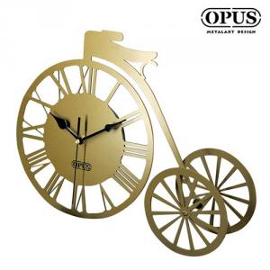 OPUS 歐式鐵藝 童年時光 三輪車桌鐘 (古銅金) 座鐘 辦公用品 桌面擺飾 CL-Tr08G