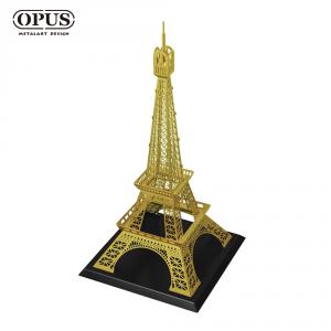 OPUS 東齊金工 巴黎鐵塔擺飾, 古典金 客製模型案例 歐洲學校 藝術擺飾